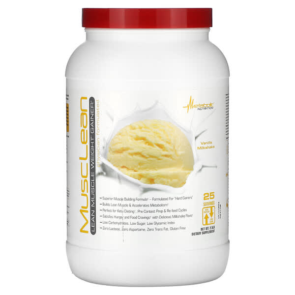 Metabolic Nutrition MuscLean 2.5 LB Vanilla Milkshake