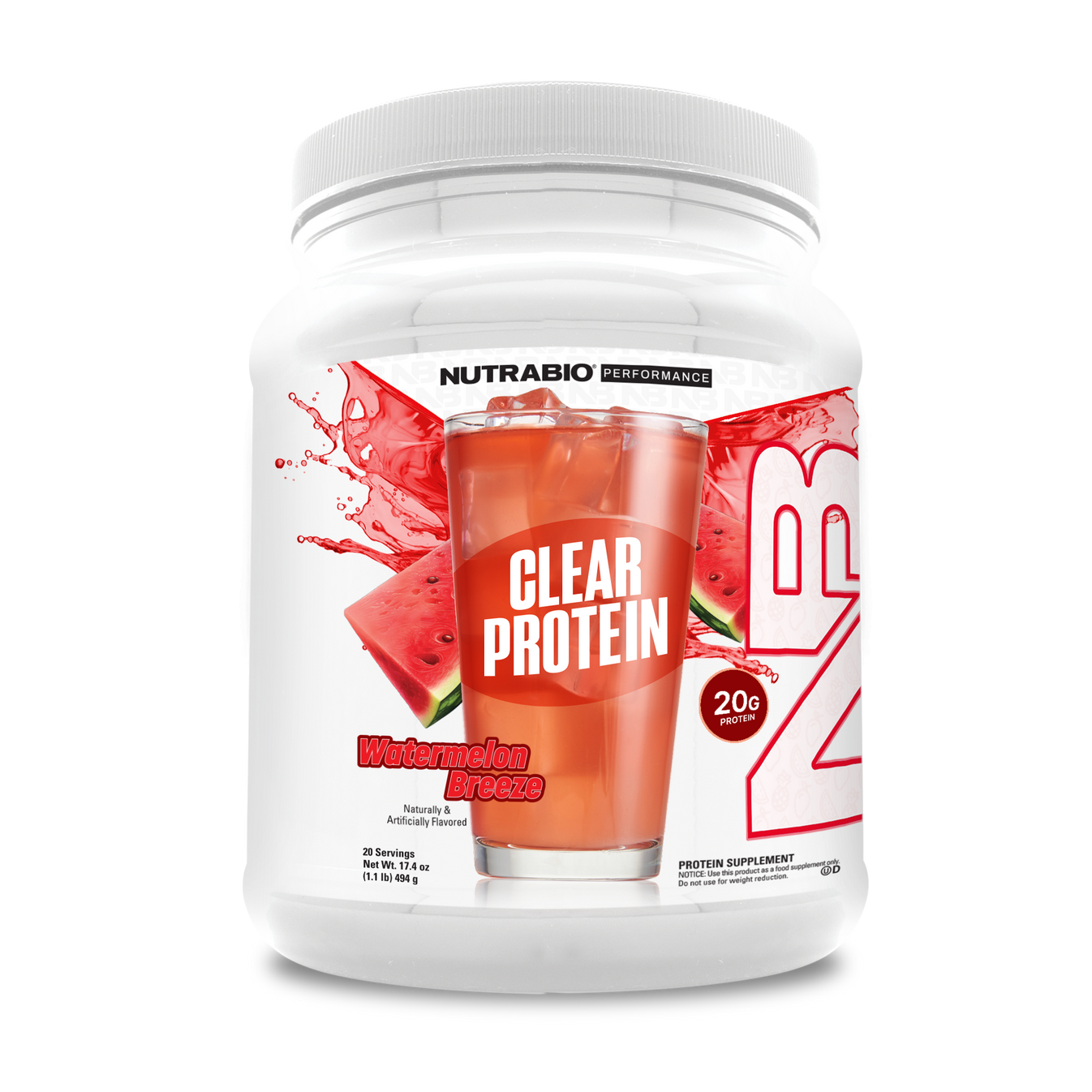 Nutrabio Clear Protein- Watermelon Breeze