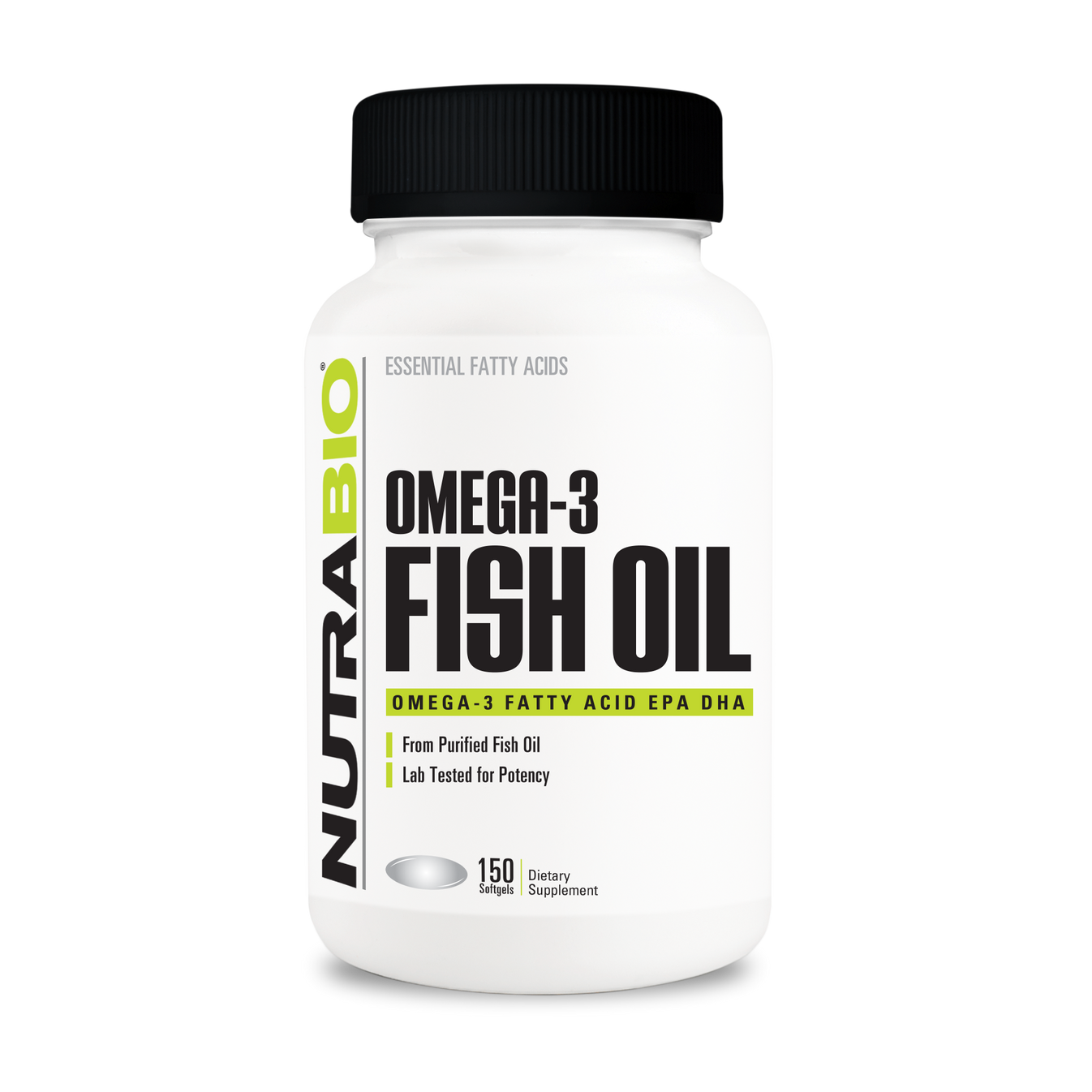 Nutrabio: Omega-3 Fish Oil 150 Caps