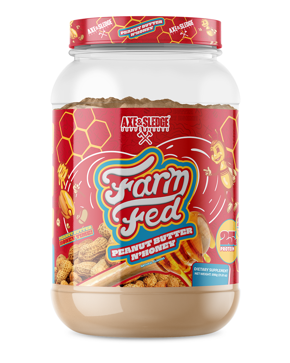 Axe & Sledge Farm Fed Protein 30serv Peanut Butter N' Honey