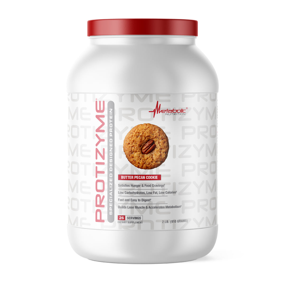 Metabolic Nutrition Protinzyme Protein 2 LB Butter Pecan Cookie