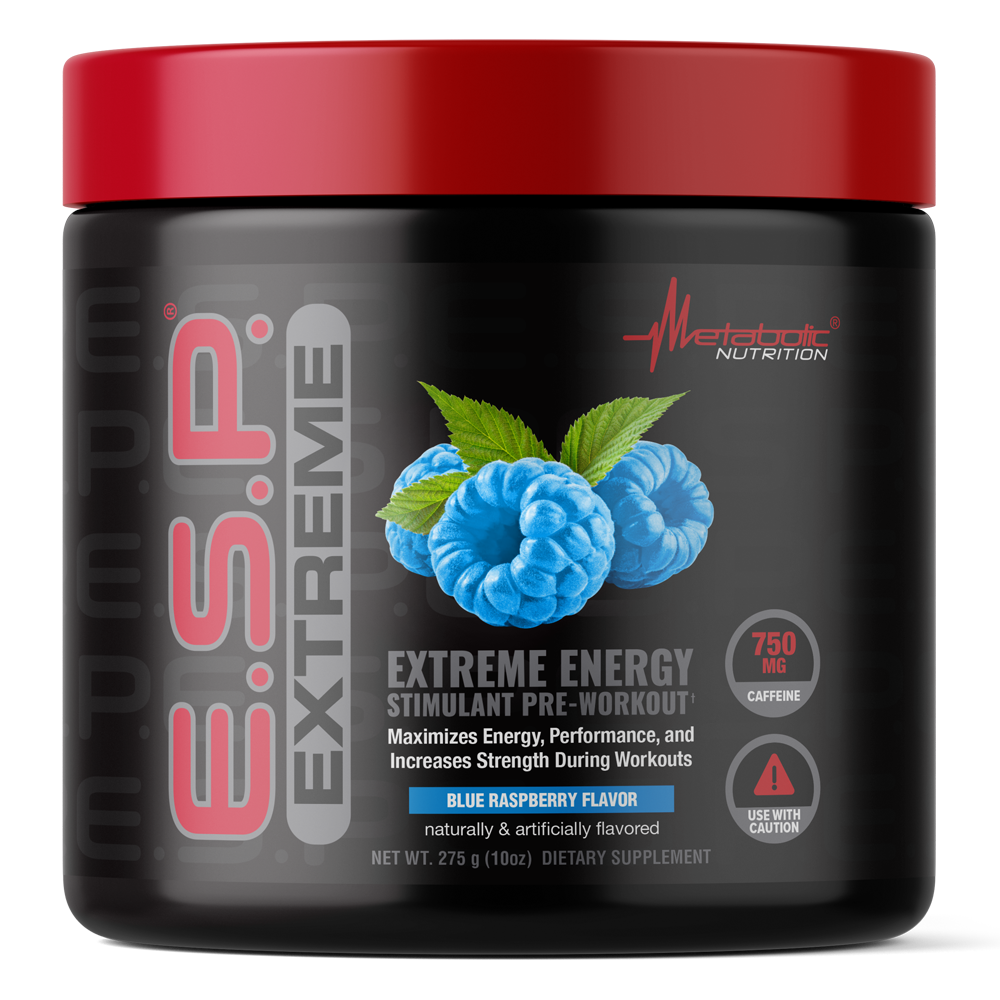 Metabolic Nutrition E.S.P. Extreme Pre-Workout 275g Blue Raspberry Flavor