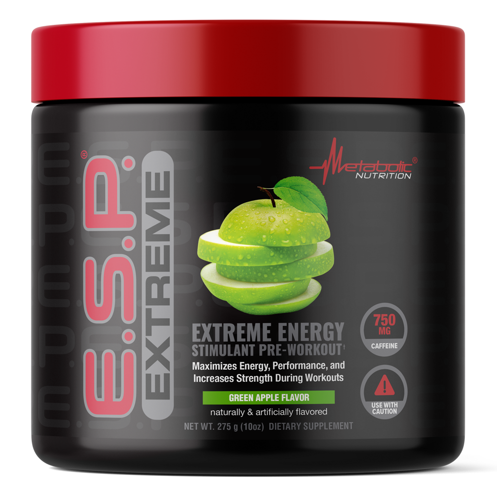 Metabolic Nutrition E.S.P. Extreme Pre-Workout 275g Green Apple Flavor