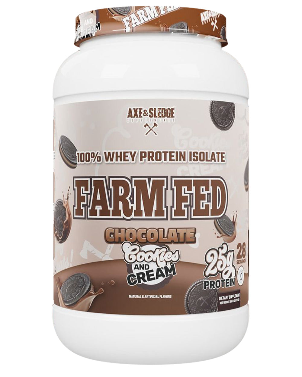 Axe & Sledge Farm Fed Protein 30serv Chocolate Cookies & Cream