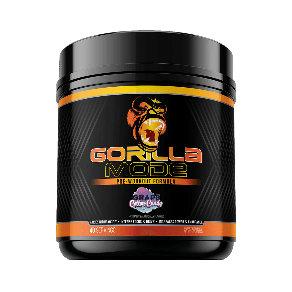 Gorilla Mode Pre Workout 40 Serv Grape Cotton Candy