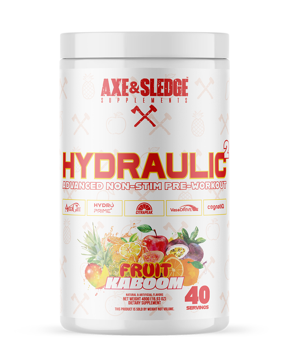 Axe & Sledge Hydraulic V2 Pre-Workout 40serv Fruit Kaboom