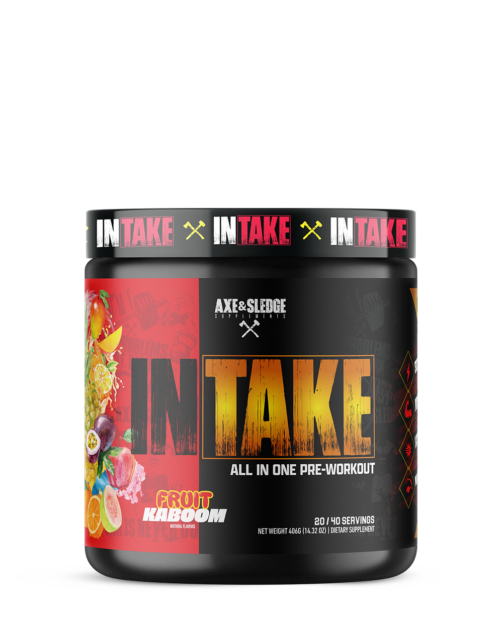 Axe & Sledge Intake Pre-Workout 40serv Fruit Kaboom