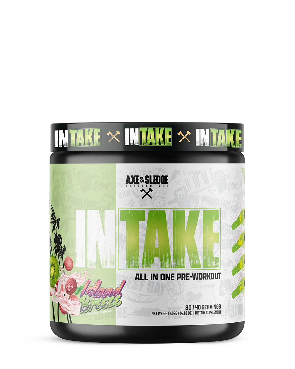 Axe & Sledge Intake Pre-Workout 40serv Island Breeze