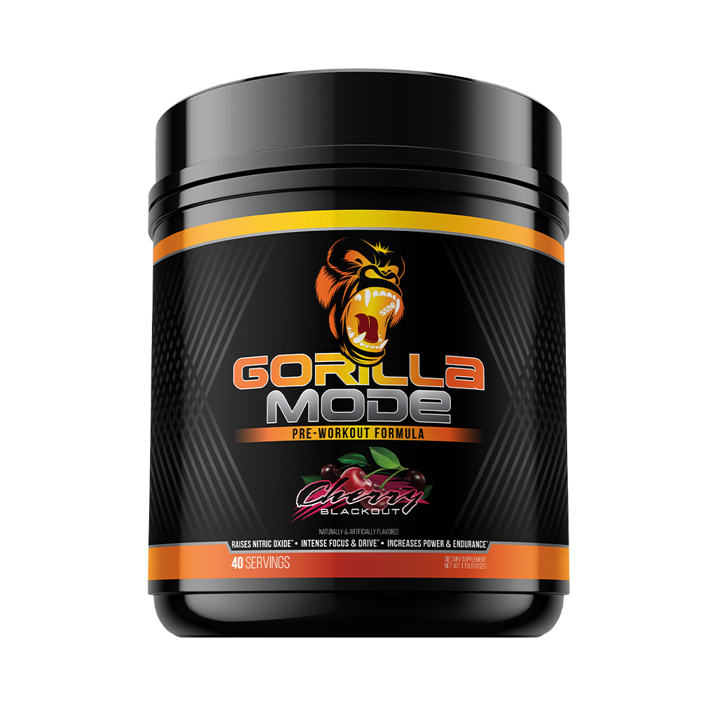 Gorilla Mode Pre Workout 40 Serv Cherry Blackout