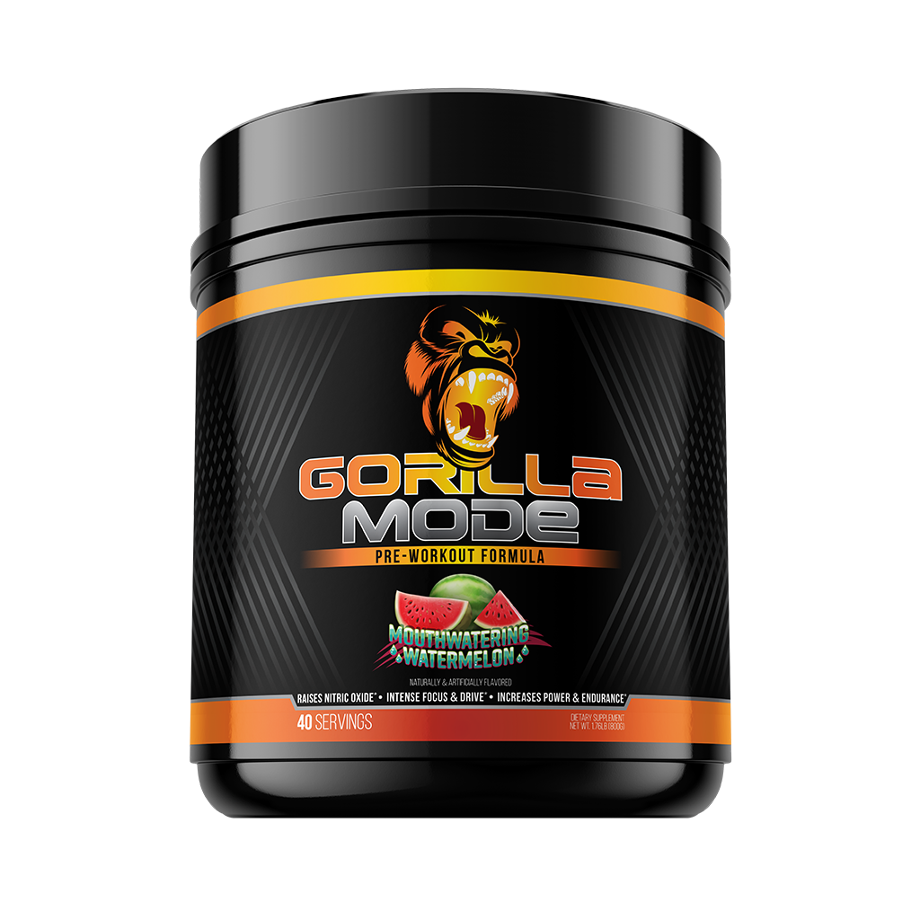 Gorilla Mode Pre Workout 40 Serv Mouthwatering Watermelon