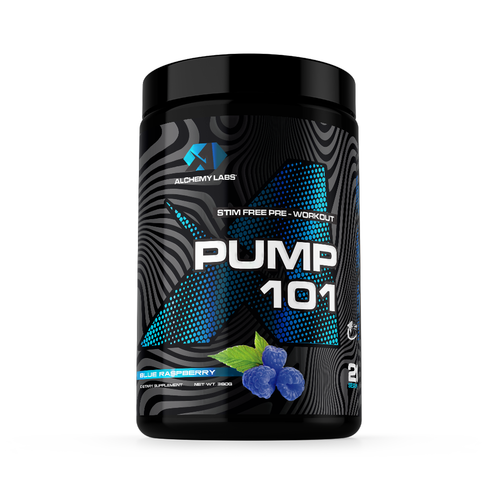 Alchemy Labs PUMP 101 Pre-Workout 20serv Blue Raspberry