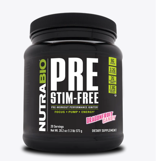NutraBio PRE Workout Stimulant Free