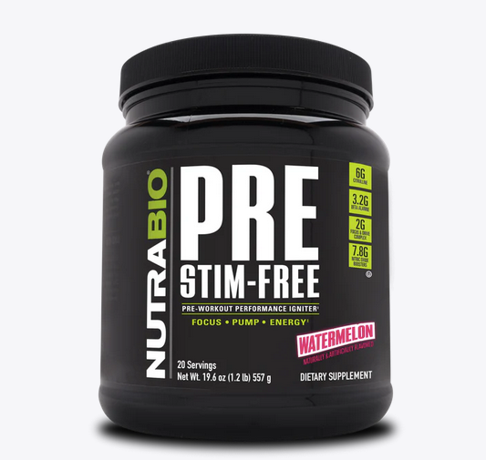 NutraBio PRE Workout Stimulant Free
