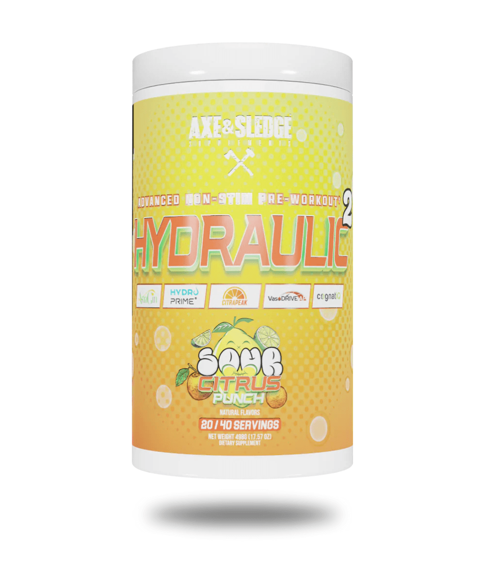 Axe & Sledge Hydraulic V2 Pre-Workout 40serv Sour Citrus Punch