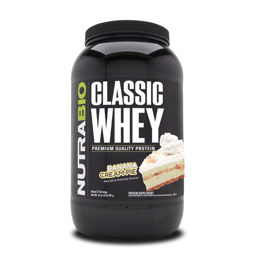 Nutrabio Classic Whey Protein Banana Cream Pie 2 LB