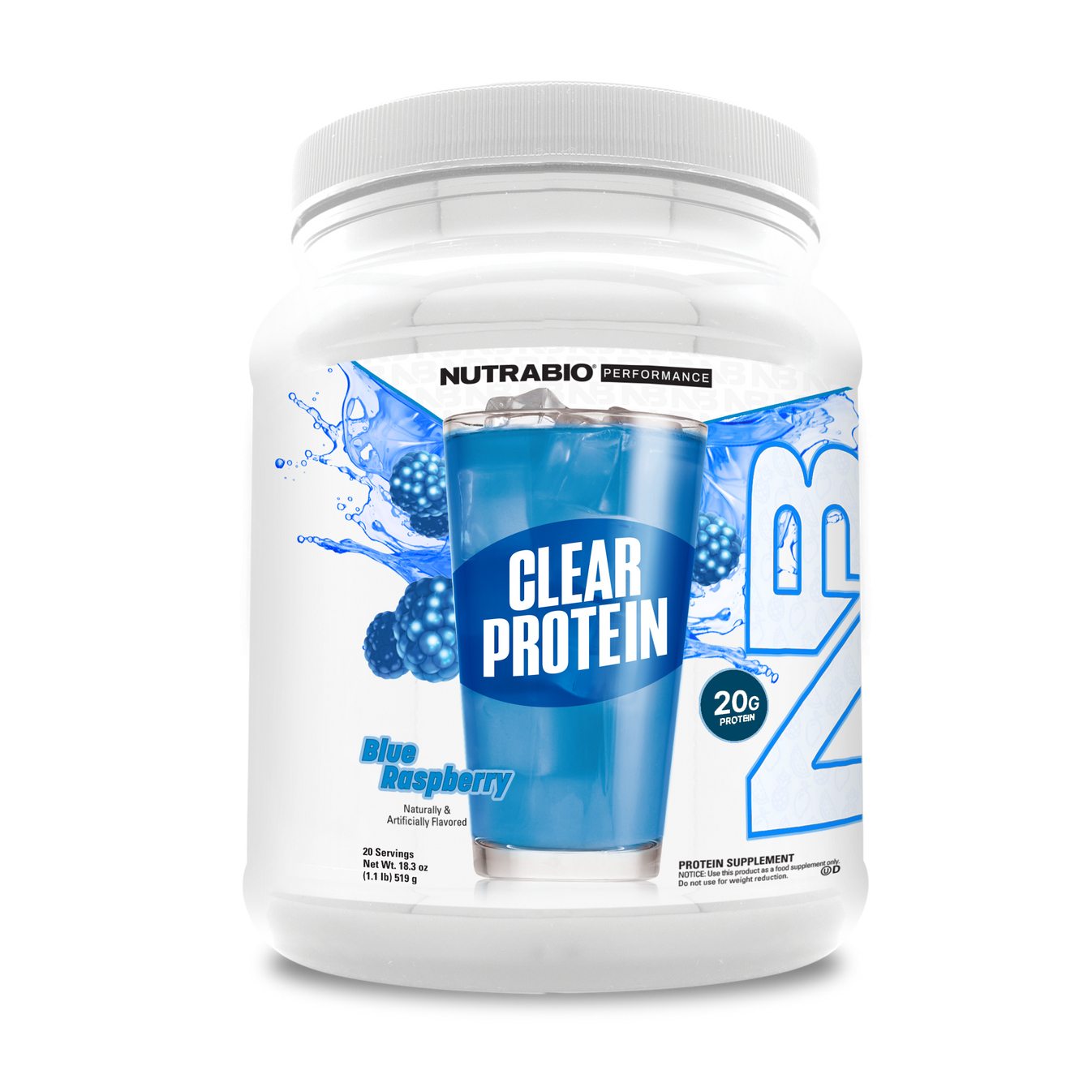 Nutrabio Clear Protein- Blue Raspberry
