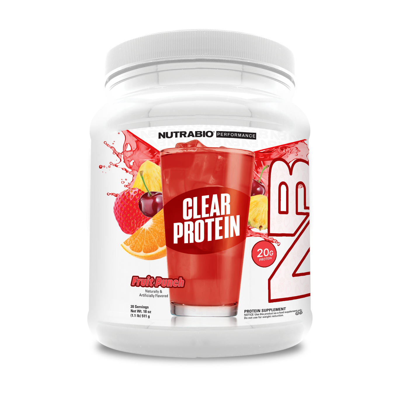 Nutrabio Clear Protein- Fruit Punch