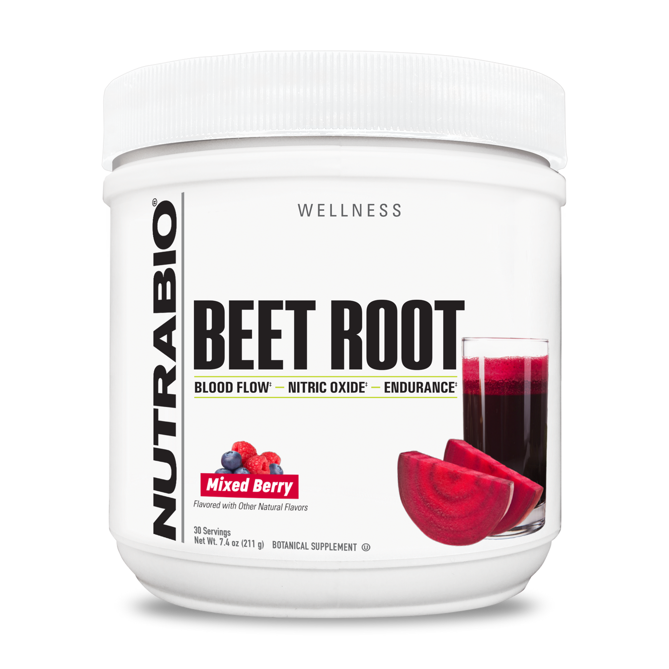 Nutrabio Beet Root Mixed Berry 30serv