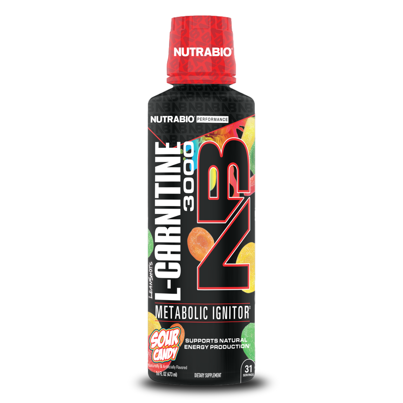 Nutrabio LeanShots L-Carnitine Sour Candy