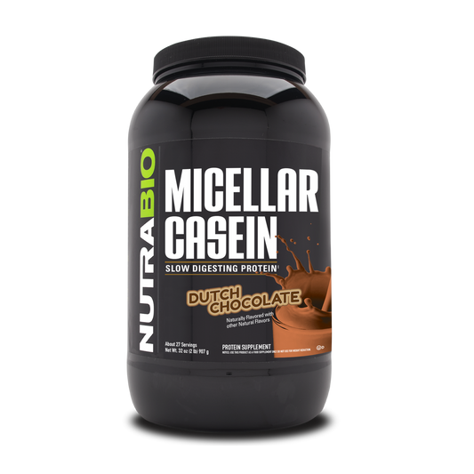 Nutrabio Micellar Casein Dutch Chocolate Protein 2 LB