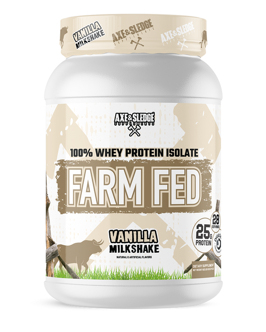 Axe & Sledge Farm Fed Protein 30serv Vanilla Milkshake