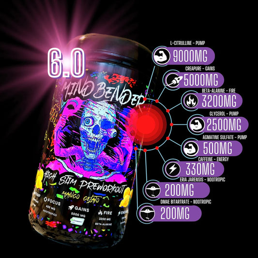 Throw Sh*t x Mindbender High Stim Nootropic Preworkout w/ Creapure