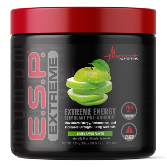 Metabolic Nutrition E.S.P. Extreme Pre-Workout 275g Green Apple Flavor