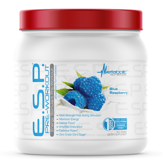 Metabolic Nutrition E.S.P. Pre-Workout 300g Blue Raspberry