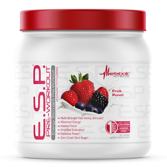 Metabolic Nutrition E.S.P. Pre-Workout 300g Fruit Punch
