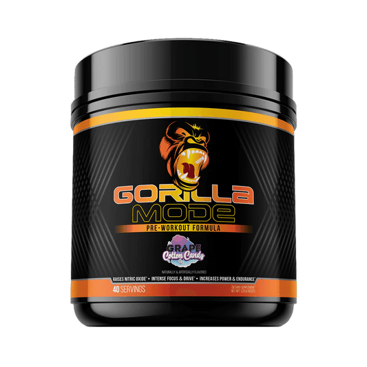Gorilla Mode Pre Workout 40 Serv Grape Cotton Candy