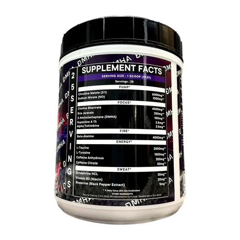 MINDFU*K Extreme Stim Pre-Workout - 25 Servings