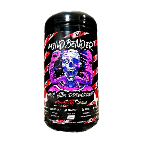 MINDBENDER 7.0 Nootropic High Stim Pre-Workout w/ Creapure - 40/20 Serving - Freedom Freeze