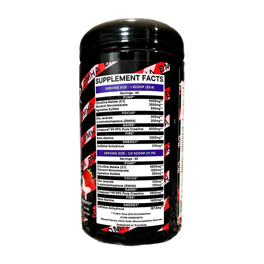 MINDBENDER 7.0 Nootropic High Stim Pre-Workout w/ Creapure - 40/20 Serving - Freedom Freeze