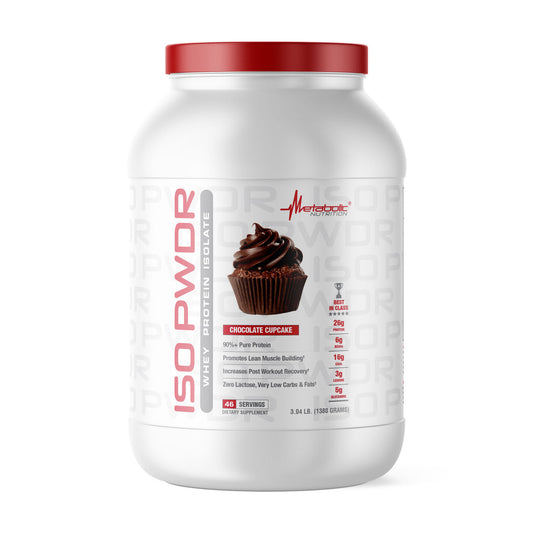 Metabolic Nutrition ISO PWDR Whey Protein 3 LB Chocolate Cupcake