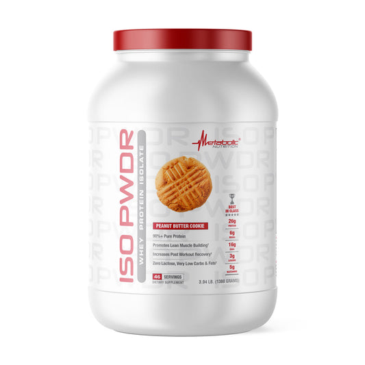 Metabolic Nutrition ISO PWDR Whey Protein 3 LB Peanut Butter Cookie