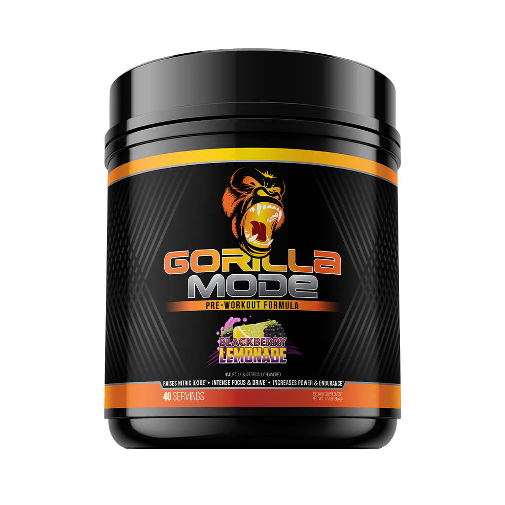 Gorilla Mode Pre Workout 40 Serv Blackberry Lemonade