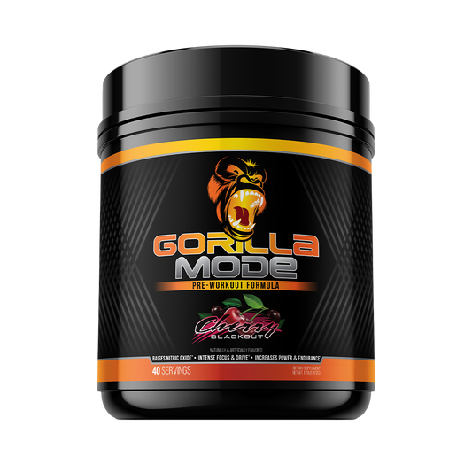 Gorilla Mode Pre Workout 40 Serv Cherry Blackout
