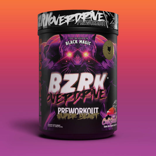 Black Magic BZRK Overdive Pre-Workout 40serv Cali Sunset