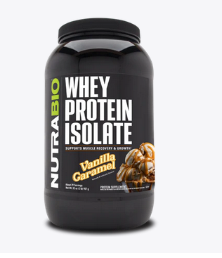 NutraBio Grass-Fed Whey Isolate (2LB)