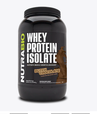 NutraBio Grass-Fed Whey Isolate (2LB)