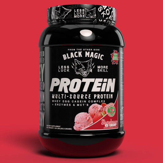Black Magic Multisource Protein 25 Serv Strawberry