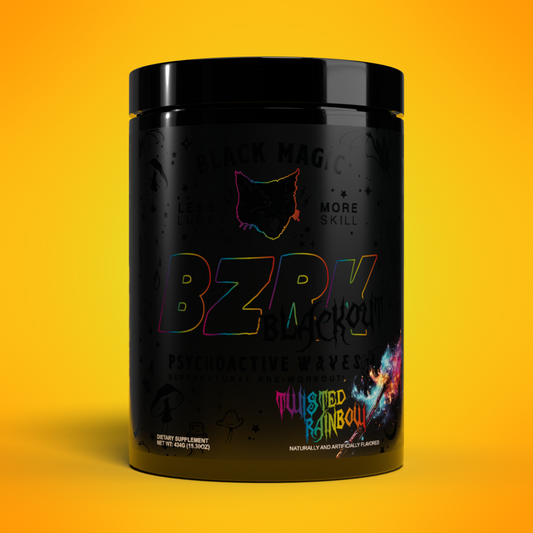 Black Magic BZRK Blackout Pre-Workout 25serv Twisted Rainbow