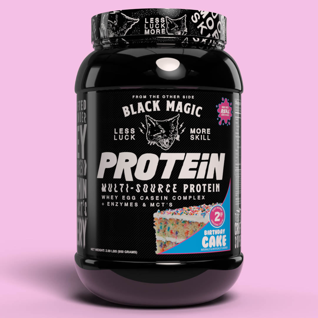Black Magic Multisource Protein 25 Serv Birthday Cake Monster Smash