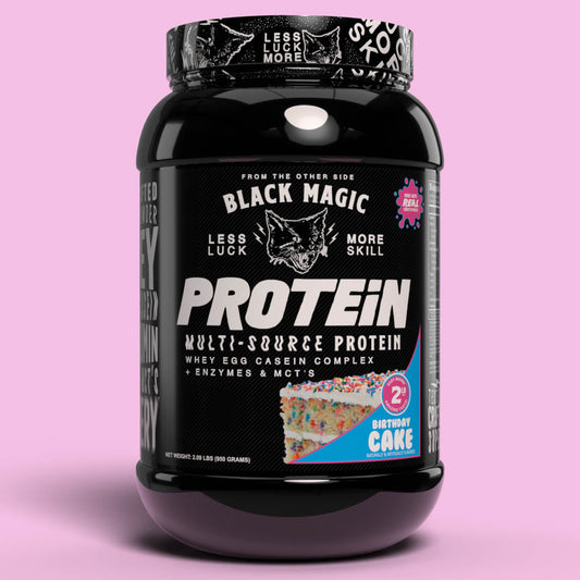 Black Magic Multisource Protein 25 Serv Birthday Cake Monster Smash