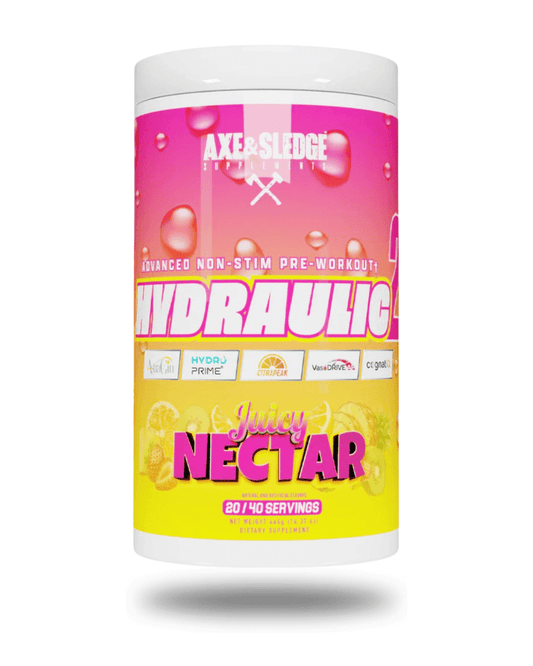Axe & Sledge Hydraulic V2 Pre-Workout 40serv Juicy Nectar